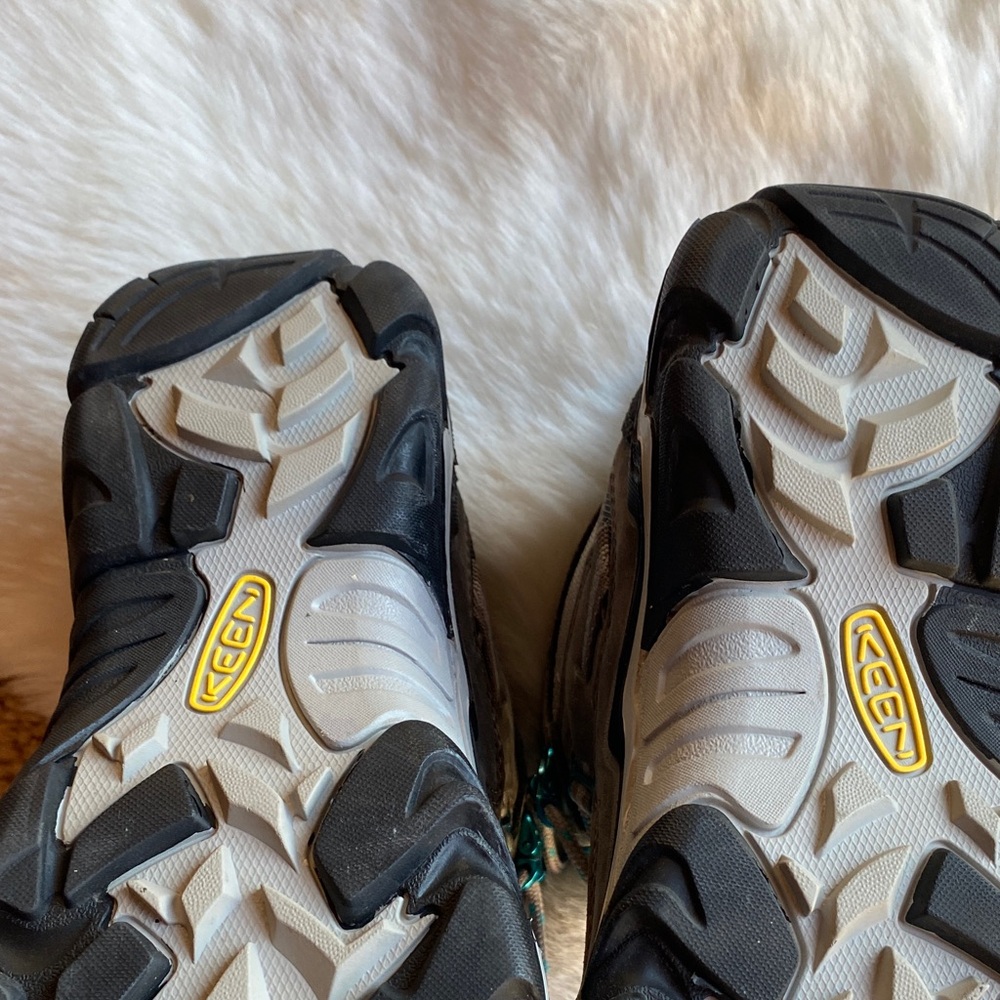 Keen Gray and Teal Outdoor Boots - Picture 3 of 6